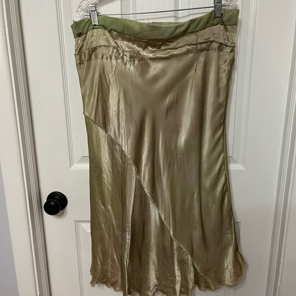 PEOPLE OF THE LABYRINTHS skirt rayon cotton lined boho size medium vintage - Picture 8 of 11